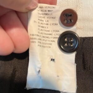 Brown Women’s Armani Collezioni size 10 wool trousers with stretch